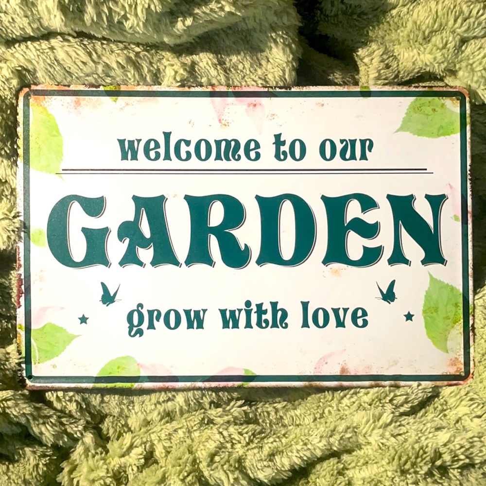 Garden sign